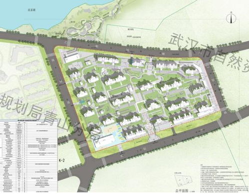 规划曝光 武汉市海颐房地产公司青山海伦堡k4地块规划批前公示